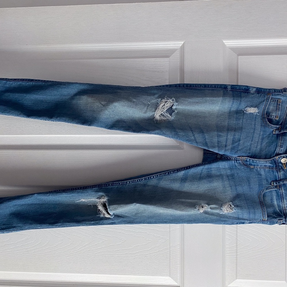 Hollister ripped jeans